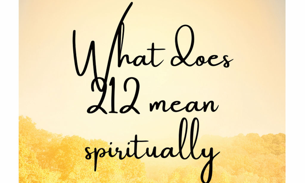 What Does 212 Spirituality Means?